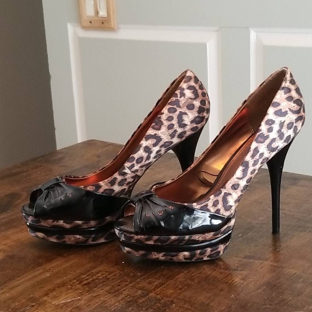 Dota peep toe platform heels, 11